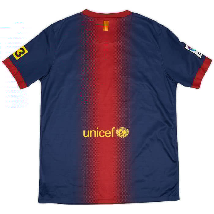 2012-13 Barcelona Home Shirt - 9/10 - (XL.Boys)