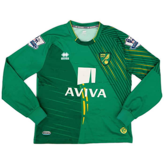 2012-13 Norwich GK Shirt Ruddy #1 - 5/10 - (XL.Boys)