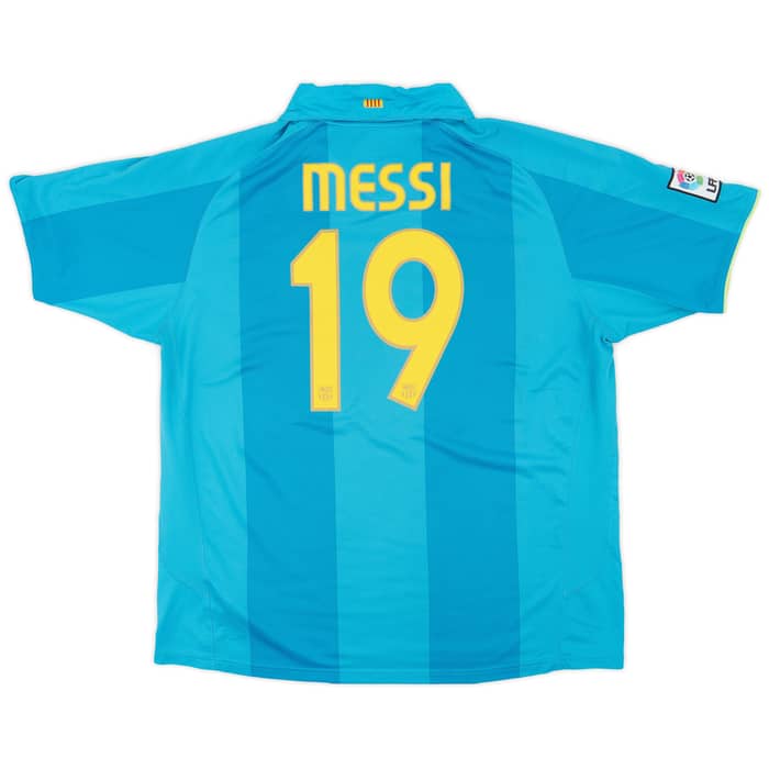 2007-09 Barcelona Away Shirt Messi #19 - 6/10 - (XXL)