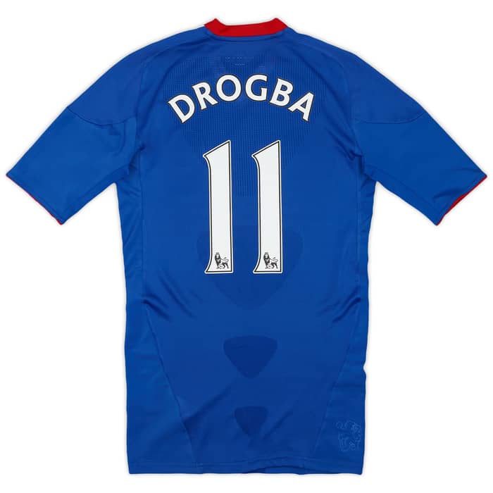 2010-11 Chelsea Player Issue TechFit Home Shirt Drogba #11 - 7/10 - (S)