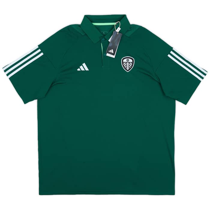 2023-24 Leeds United adidas Polo T-Shirt (XS)