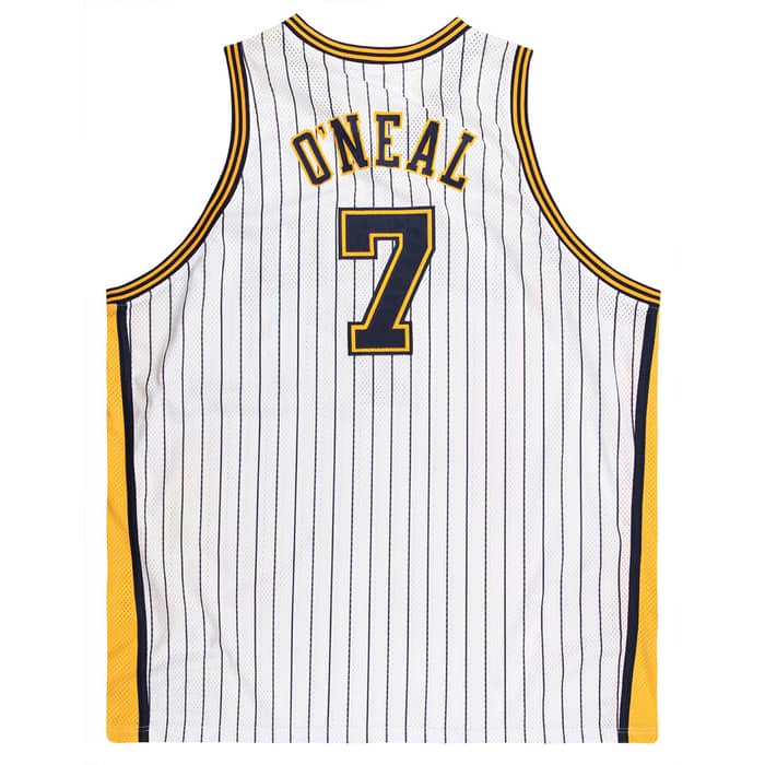 2001-05 Authentic Indiana Pacers O'Neal #7 Reebok Jersey (Home) 3XL