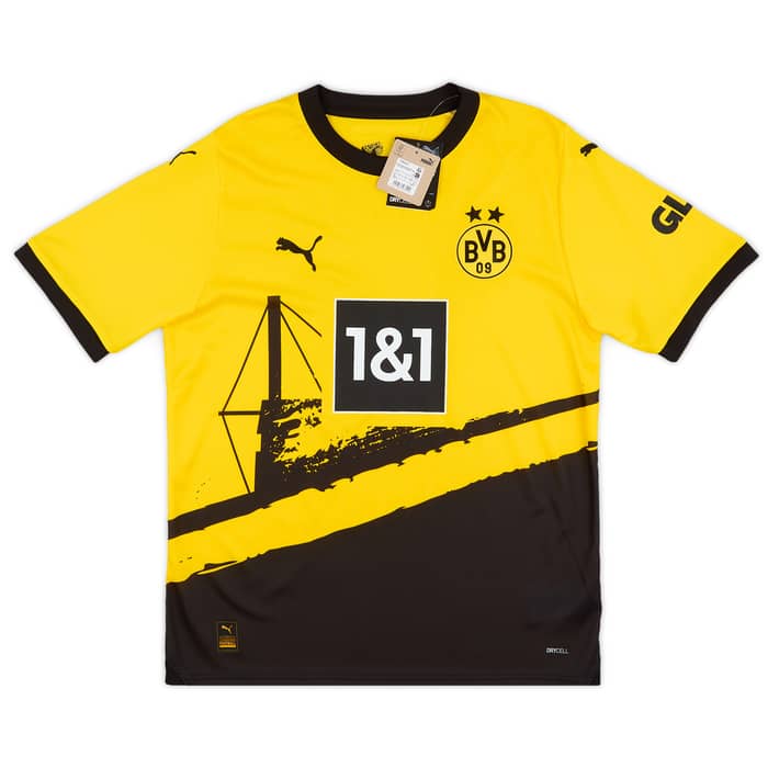 2023-24 Borussia Dortmund Home Shirt Brandt #19