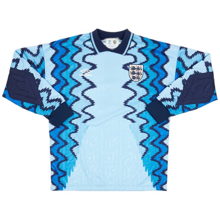 1992-94 England GK Shirt #1 - 9/10 - (XL)