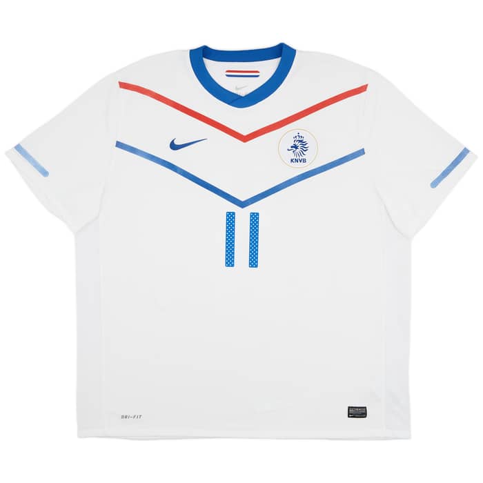2010-11 Netherlands Away Shirt Robben #11 - 7/10 - (XXL)