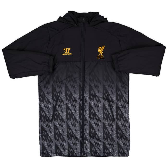 2013-14 Liverpool Warrior Hooded Padded Bench Coat - 6/10 - (M)