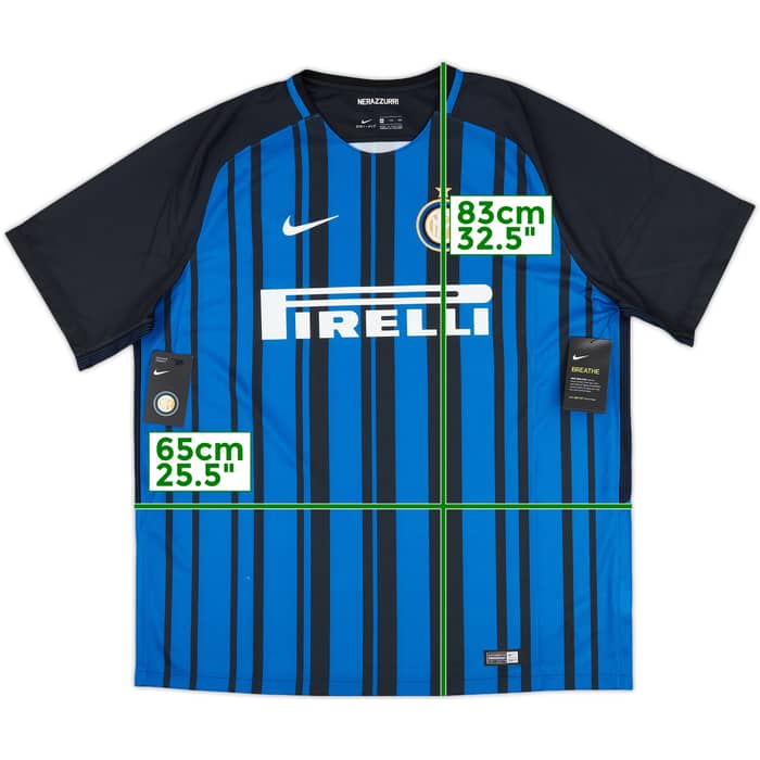 2017-18 Inter Milan Home Shirt Candreva #87 (XXL)