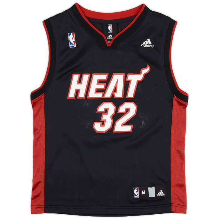2006-07 Miami Heat O'Neal #32 adidas Away Jersey - 9/10 - (M.Boys)