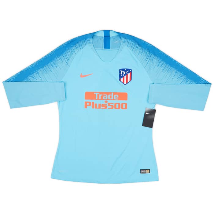 2018-19 Atletico Madrid Player Issue Away L/S Shirt Saul #8 (L)