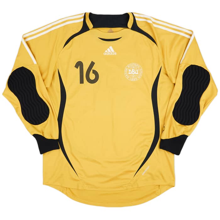 2006-08 Denmark Player Issue GK Shirt #16 - 8/10 - (L)