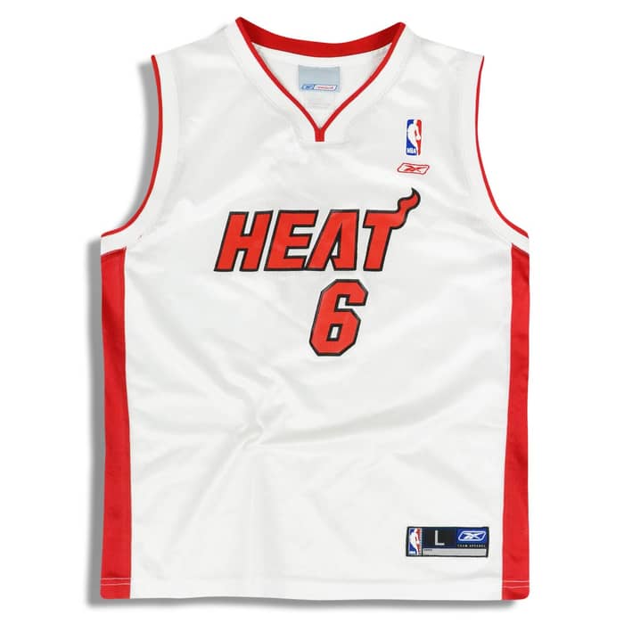 2002-05 Miami Heat Jones #6 Reebok Jersey (Home) Y
