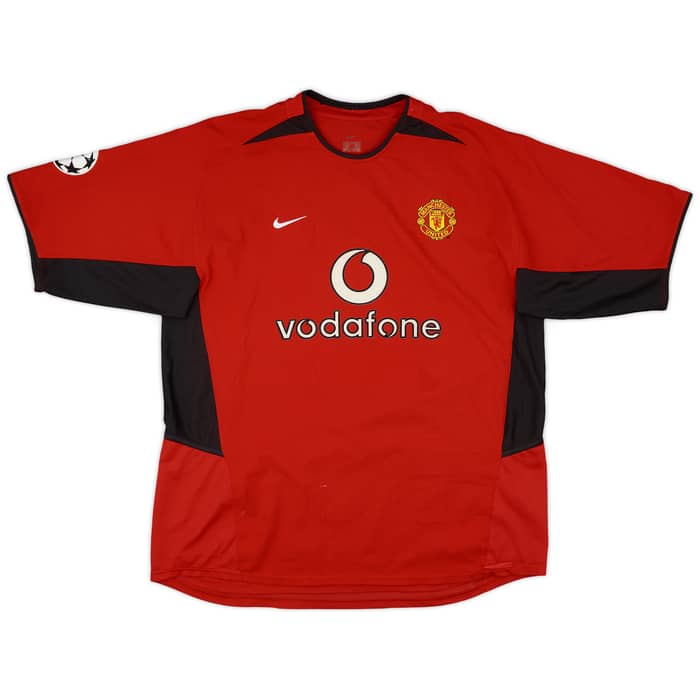 2002-04 Manchester United Home Shirt O'Shea #22 - 8/10 - (XL)