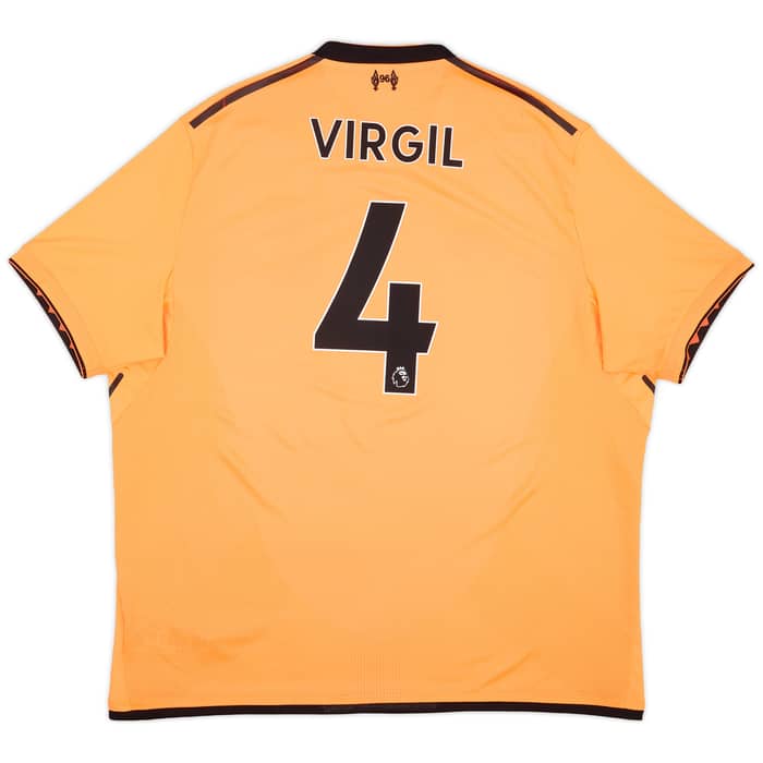 2017-18 Liverpool 125 Years Third Shirt Virgil #4 - 8/10 - (XXL)