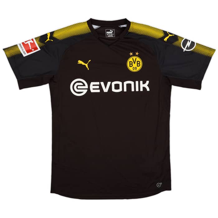 2017-18 Borussia Dortmund Authentic Away Shirt Zagadou #2 - 10/10 - (L)