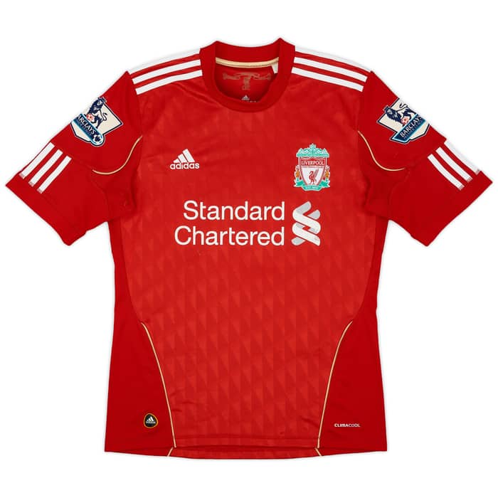 2010-12 Liverpool Home Shirt Carroll #9 - 6/10 - (S)