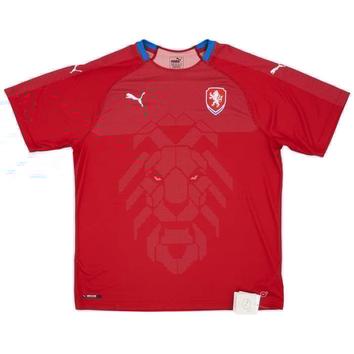 2018 Czech Republic Home Shirt (XXL)