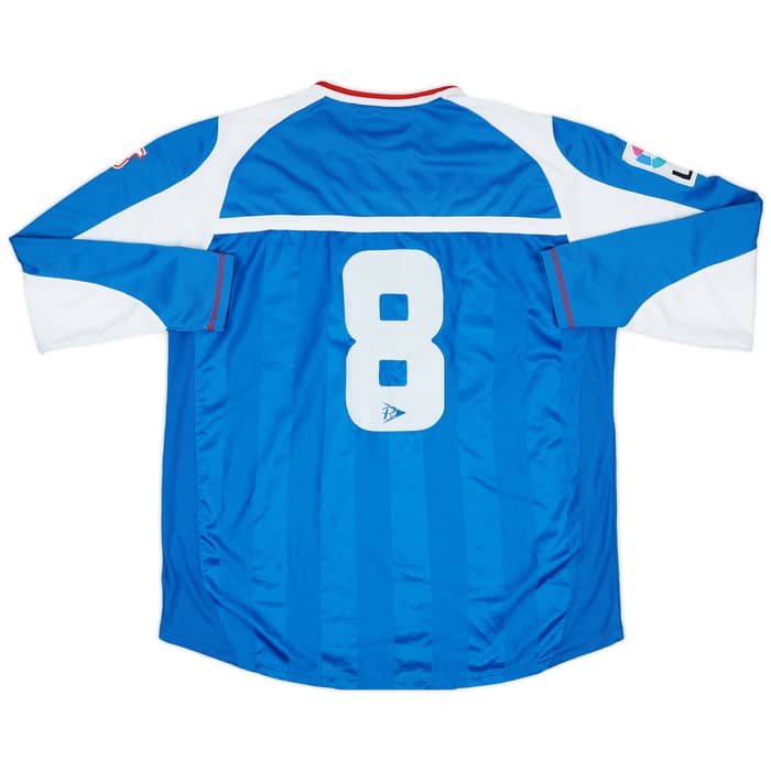 2007-08 Getafe Home L/S Shirt - 8/10 - (XL)