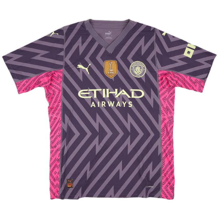 2023-24 Manchester City Match Issue FA Cup GK Shirt Ortega Moreno #18