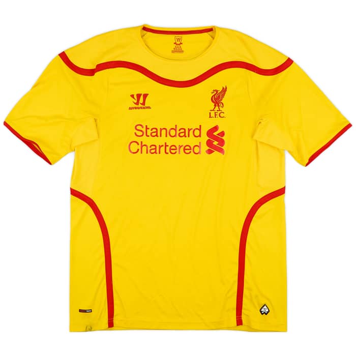 2014-15 Liverpool Away Shirt Gerrard #8 - 7/10 - (XL)