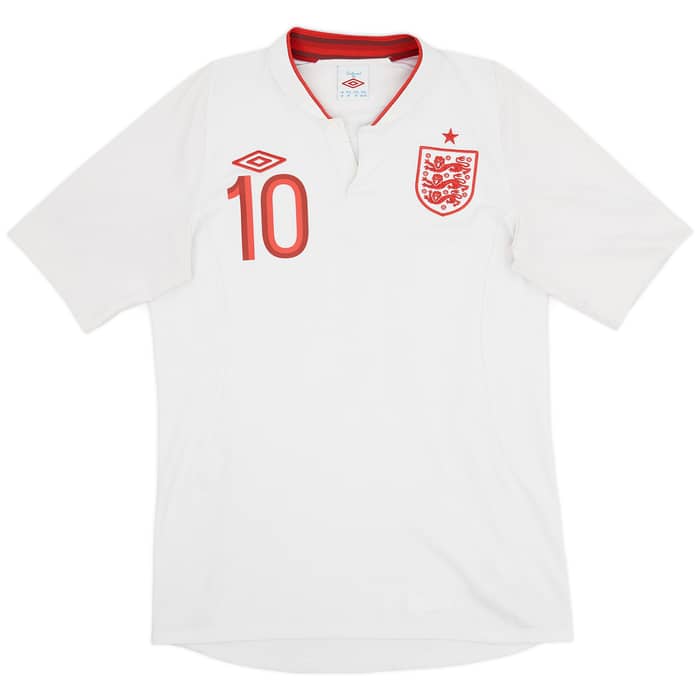 2012-13 England Home Shirt Rooney #10 - 7/10 - (M)