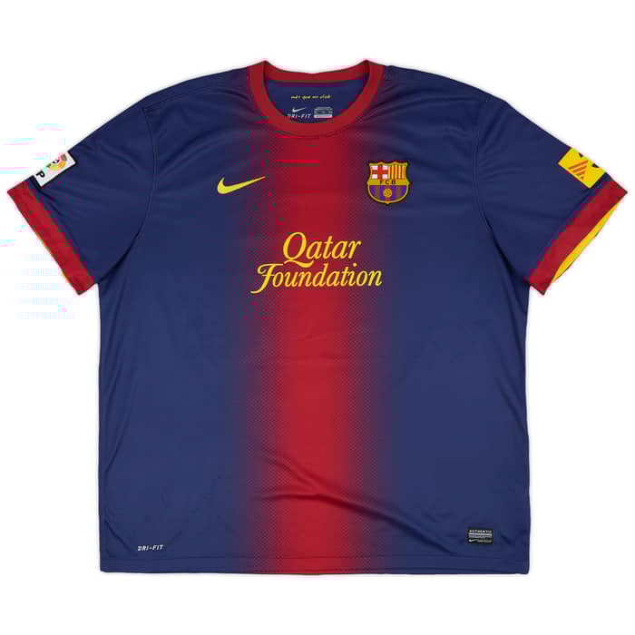 2012-13 Barcelona Home Shirt Messi #10 - 8/10 - (XXL)