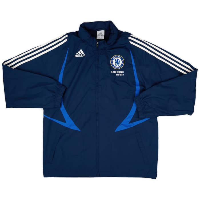 2007-08 Chelsea adidas Hooded Rain Jacket - 8/10 - (M)