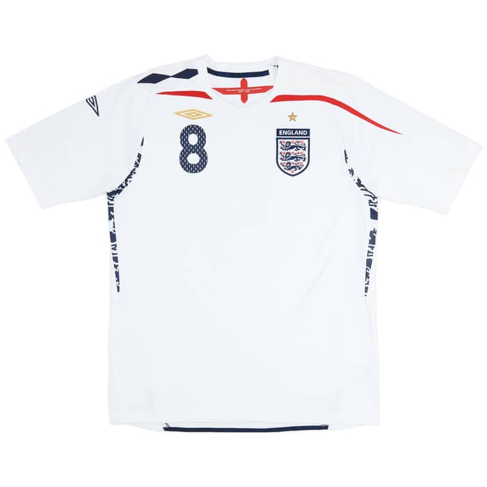 2007-09 England Home Shirt Lampard #8 - 7/10 - (L)