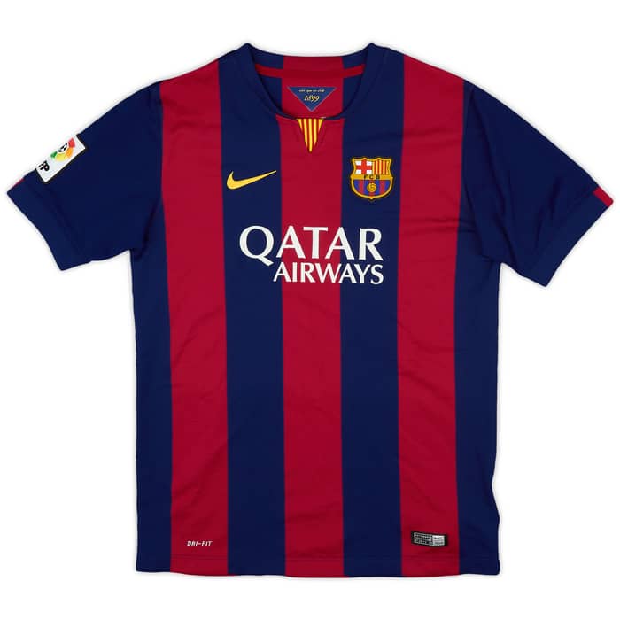 2014-15 Barcelona Home Shirt - 10/10 - (XL.Boys)