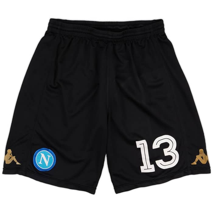2016-17 Napoli Player Issue Training Shorts # - 3/10