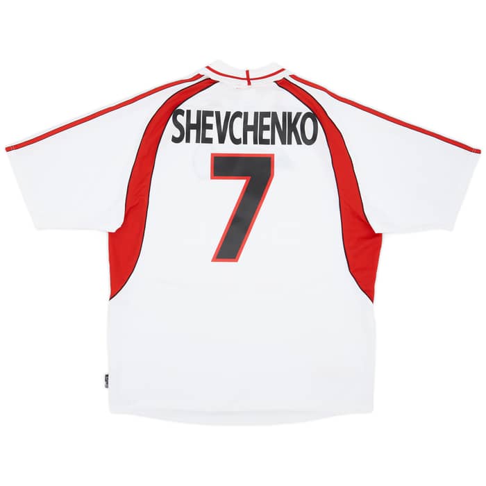 2000-02 AC Milan Away Shirt Shevchenko #7 (XL)
