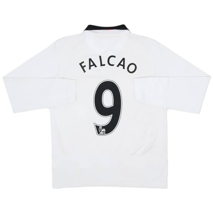 2014-15 Manchester United Away L/S Shirt Falcao #9 - 6/10 - (XL.Boys)