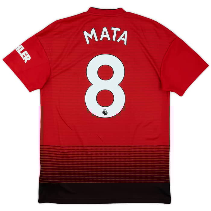 2018-19 Manchester United Home Shirt Mata #8 - 8/10 - (S)