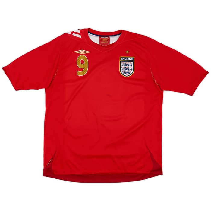 2006-08 England Away Shirt Rooney #9 - 6/10 - (XL)