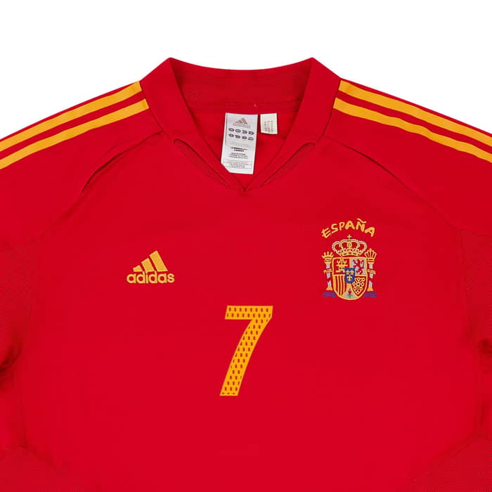 2004-06 Spain Maillot Domicile Raul #7 - 8/10 - (S)