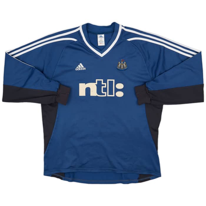 2001-02 Newcastle Away L/S Shirt Shearer #9 - 6/10 - (XL)