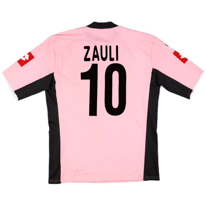 2004-05 Palermo Match Worn Home Shirt Zauli #10