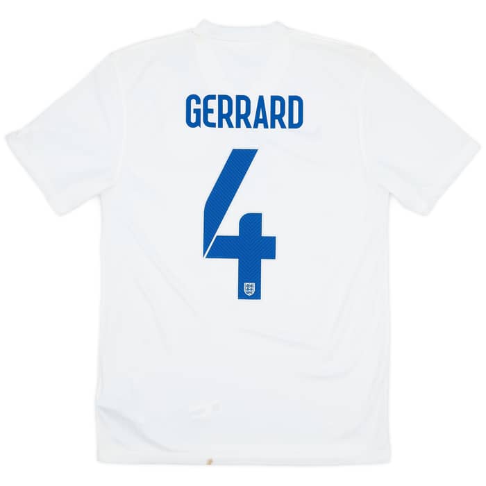 2014-15 England Home Shirt Gerrard #4 (S)