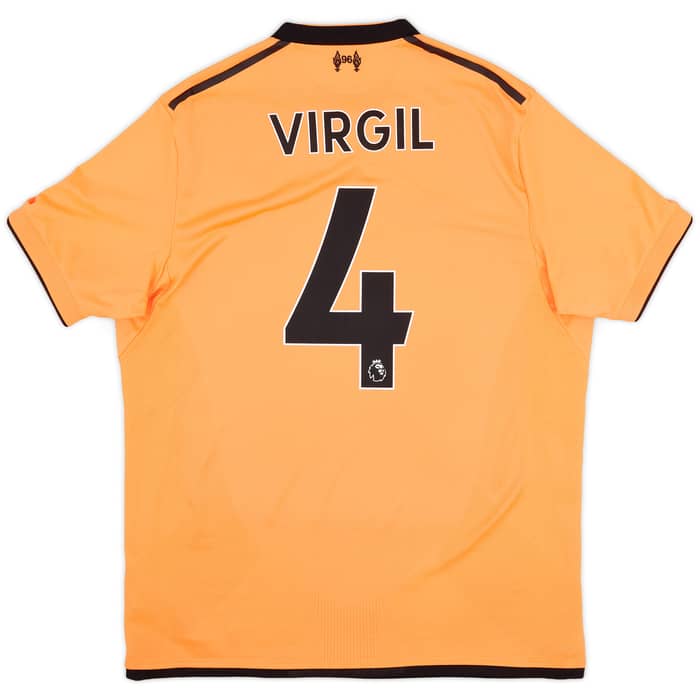 2017-18 Liverpool 125 Years Third Shirt Virgil #4 - 8/10 - (L)