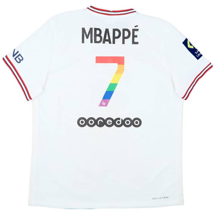 2021-22 Paris Saint-Germain Authentic Fourth Shirt Mbappe #7 - 9/10 - (XL)