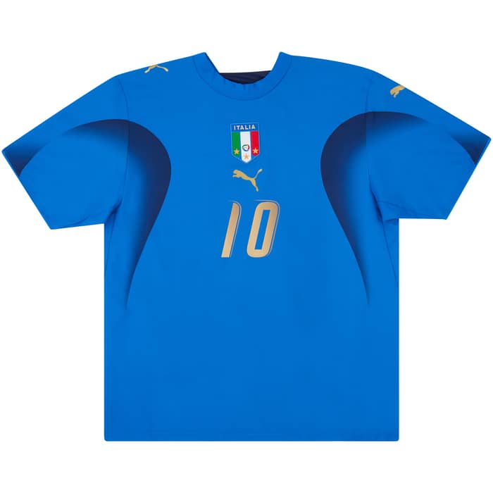 2006 Italy Home Shirt Totti #10