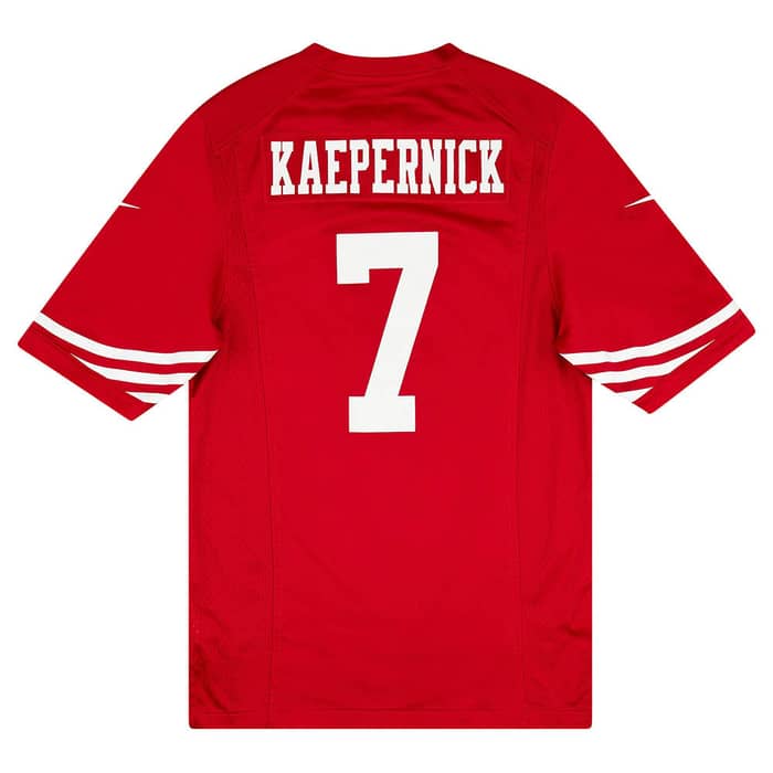 2013 San Francisco 49ers Kaepernick #7 Nike Game Jersey (Home) S