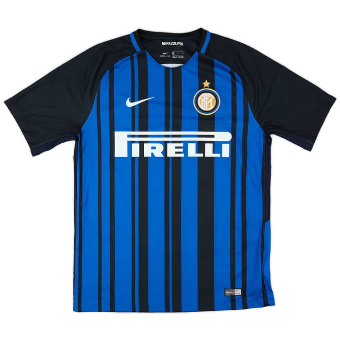 2017-18 Inter Milan Home Shirt Candreva #87 - 9/10 - (M)