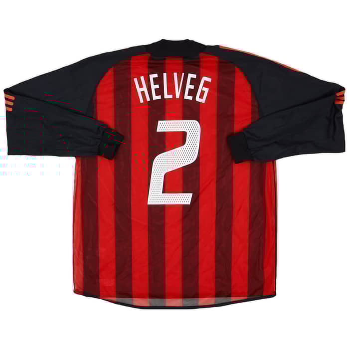2002-03 AC Milan Match Issue Home Shirt Helveg #2
