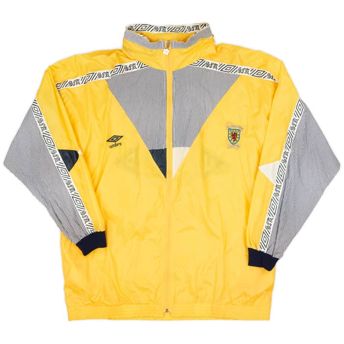 1990-92 Scotland Umbro Hooded Rain Jacket - 9/10 - (XL)