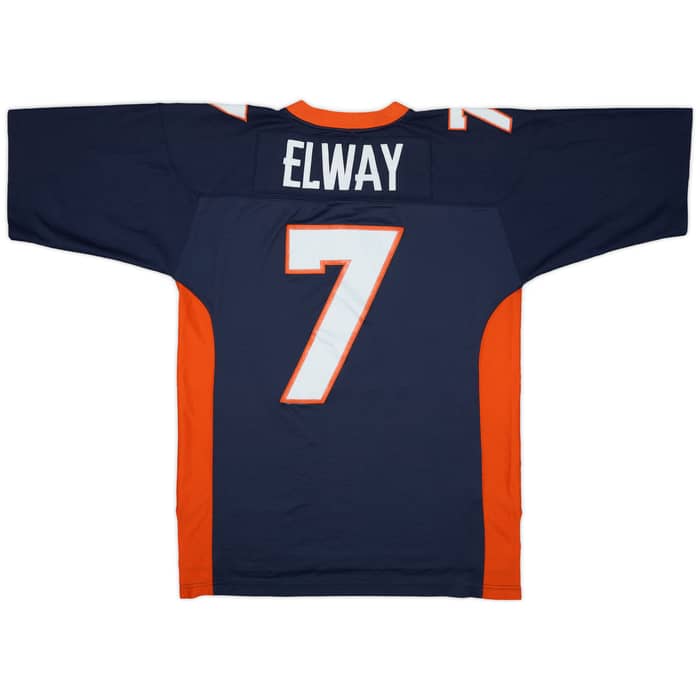 1998 Denver Broncos Elway #7 Mitchell & Ness Home Jersey - 7/10 - (M)