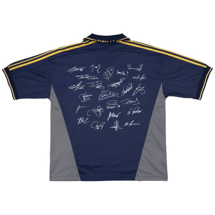 2001-02 Parma 'Signed' Finale TIM Cup Third Shirt - 8/10 - (XL)