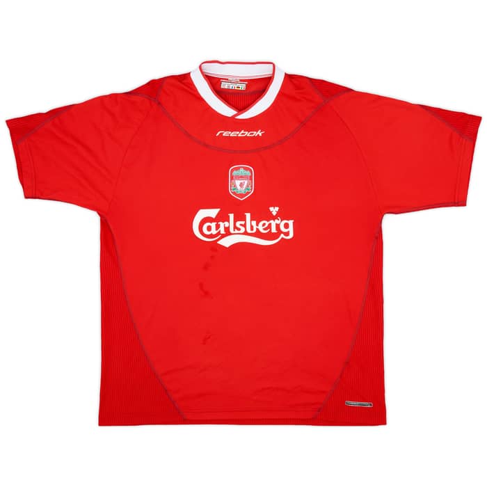 2002-04 Liverpool Home Shirt Gerrard #17 - 5/10 - (XL)