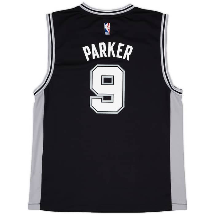 2014-17 San Antonio Spurs Parker #9 adidas Away Jersey - 6/10 - (L)