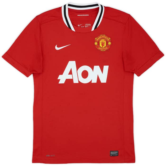 2011-12 Manchester United Home Shirt Rooney #10 - 7/10 - (S)