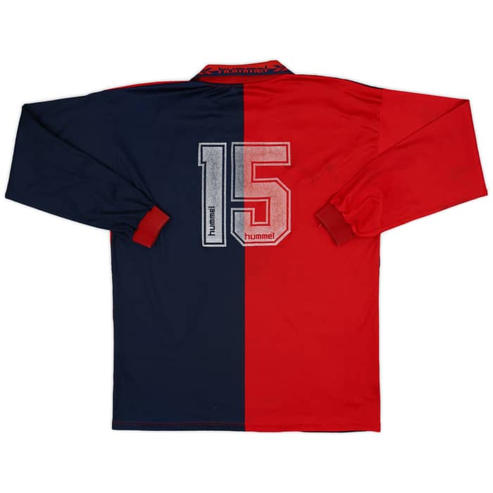 1998-99 Lumezzane Home L/S Shirt #15 - 5/10 - (XL)